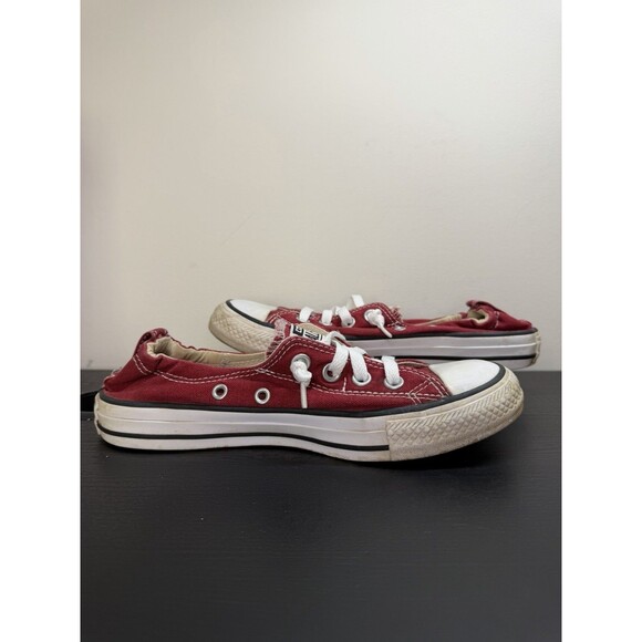 Converse Chuck Taylor All Star Shoreline slip-on sneakers Women’s 7.5 Maroon - Picture 3 of 16